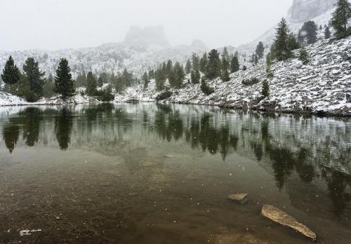 First snow Lago Limides  Settembre-2020
