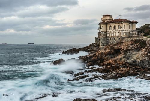 Sea storm Castle of the mug-Calafuria Li-Gennaio 2019