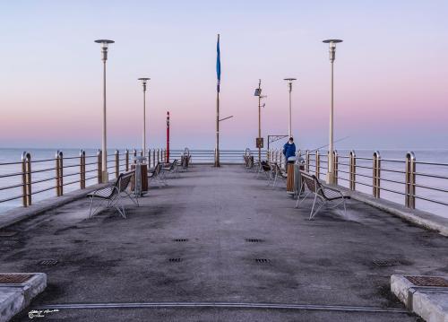 The fisherman-Pontile Forte dei Marmi-Gennaio 2019
