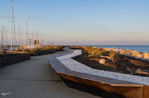 Sunrise on the harbor: Marina di Pisa: Novembre 2018