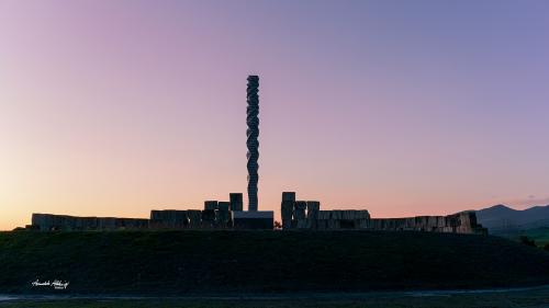 The column of Park Eun Sun.Lajatico -Dicembre 2022