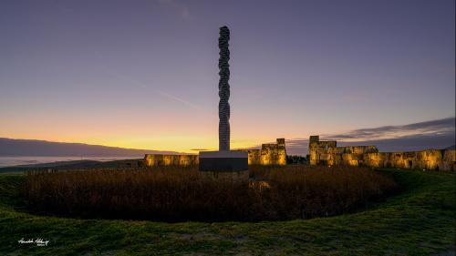 The column of Park Eun Sun.Lajatico -Gennaio 2023