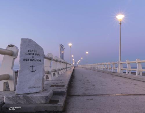 At dawn on the pier-Pontile Forte dei Marmi Gennaio 2019