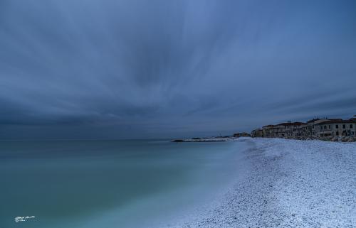 White beach at sunset-M. di Pisa-Novembre 2019