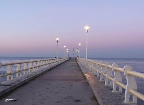 Sunrise along the pier-Pontile Forte dei Marmi-Gennaio 2019