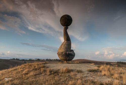 The Juggler at dawn-Volterra-Settembre 2018