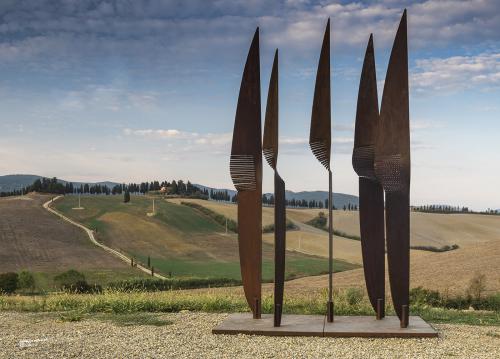 Sculptures in the countryside-Lajatico Teatro Del silenzio-Settembre 2020